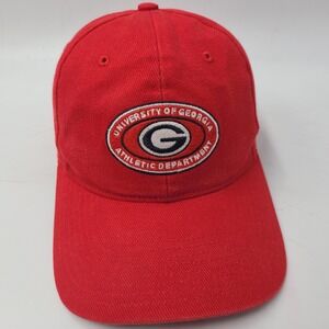 Georgia Bulldogs Hat Strapback Twins Enterprise Red NCAA Athletic Department Men
